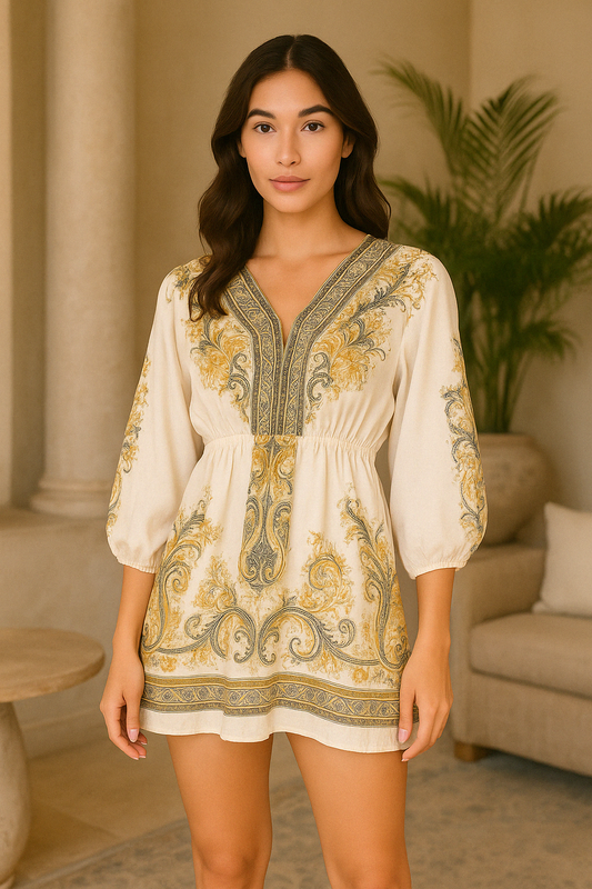Sunset Mirage Boho Dress